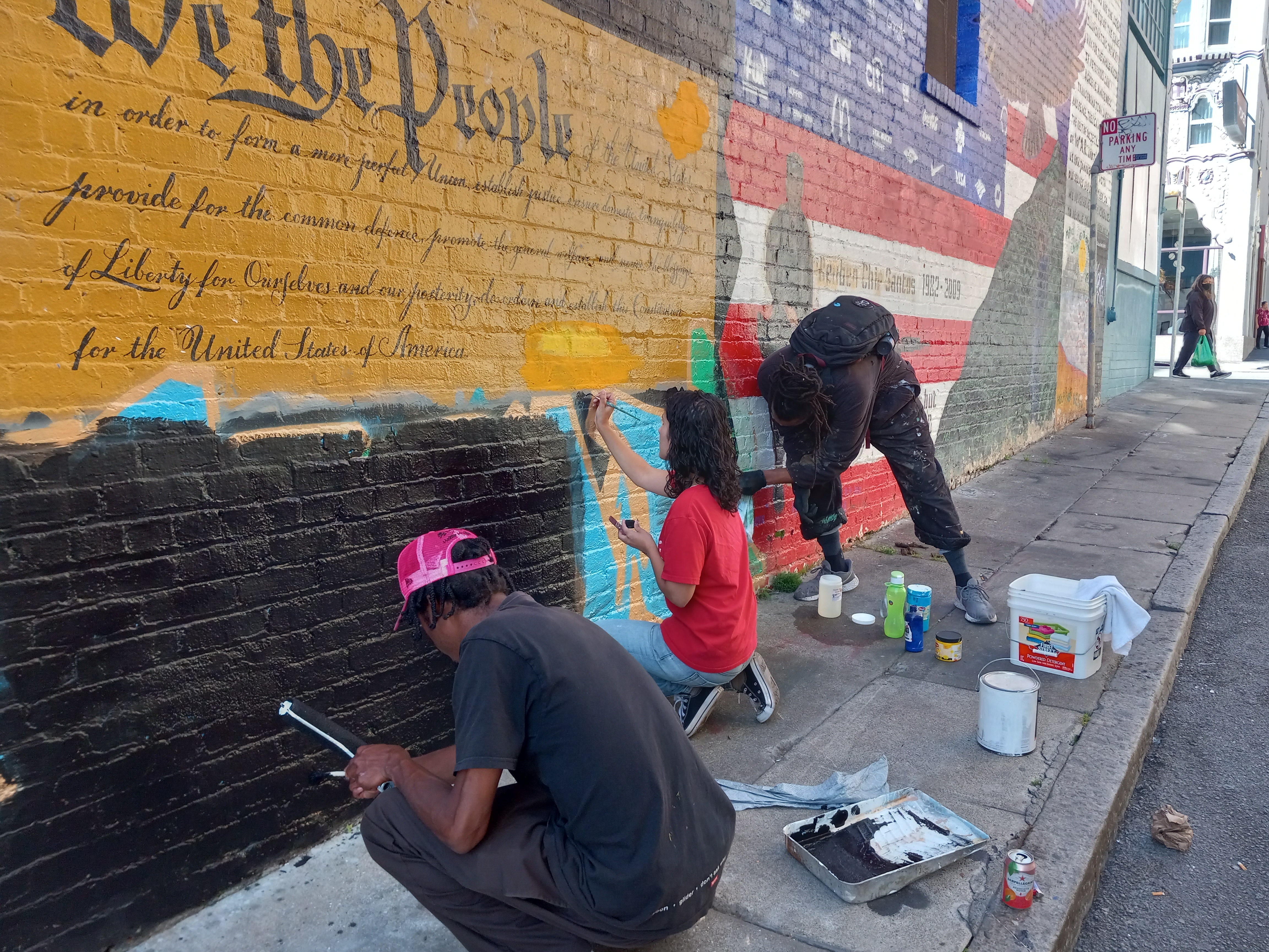 Veterans Alley Mural Painting Project